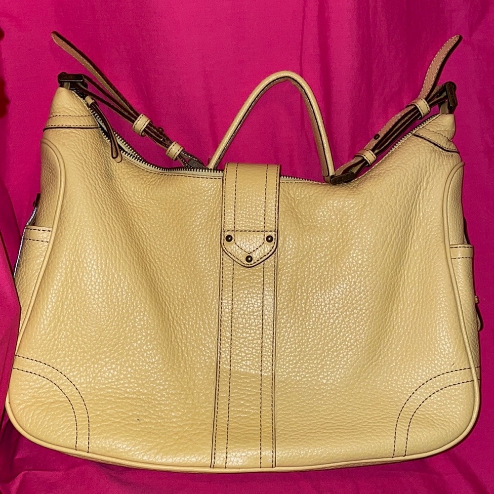 JCrew NWT Leather Shoulder Bag 15 x 10 not including adjustable strap - Picture 6 of 6